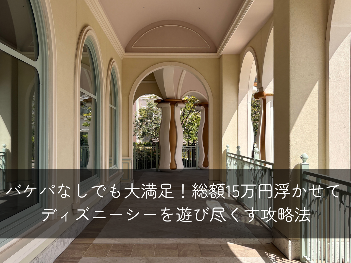 バケパなしディズニー攻略