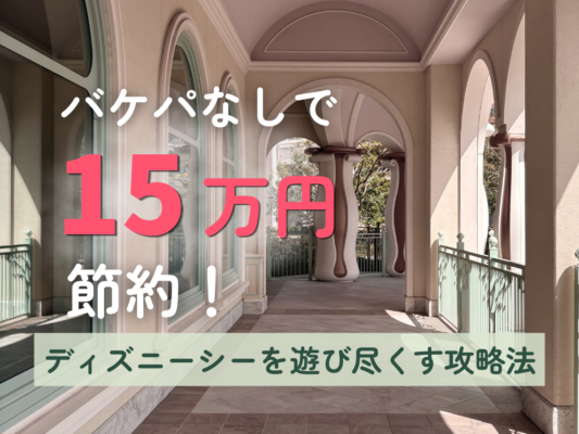 バケパなしディズニー攻略